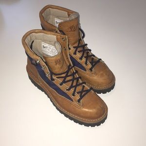 Danner cognac leather boots